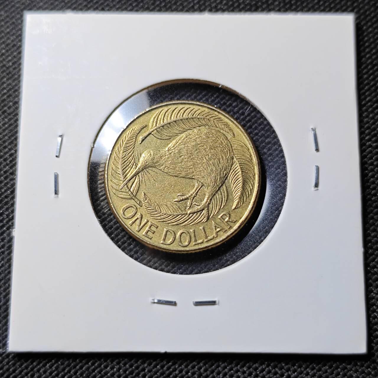 KK钱币收藏小铺  第393期  2月预留时间 周末发货  新西兰1元