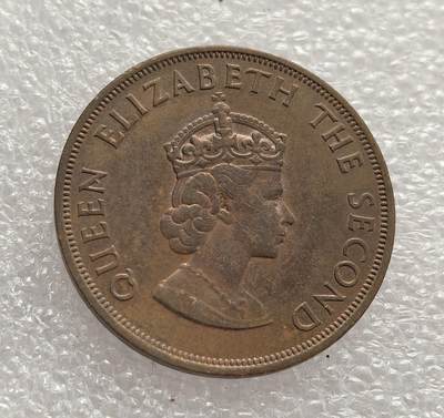 外国优质老铜币高银银币，周六九点倒数截拍，满百包邮，持续收拍，年后发货 - 英国皇家属地泽西行政区1964年 1/12 先令铜币。币面的皇家盾徽与女王头像体现了英联邦属地的货币特征，见证了战后泽西岛延续英国货币体系、维系殖民关联的历史。