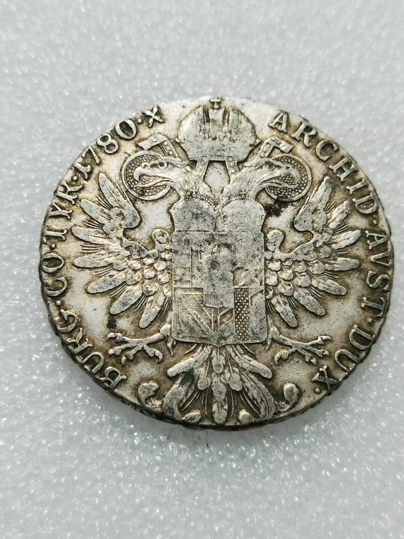 天下钱庄专场欢迎参拍 奥匈帝国大奶妈银币，官方后铸