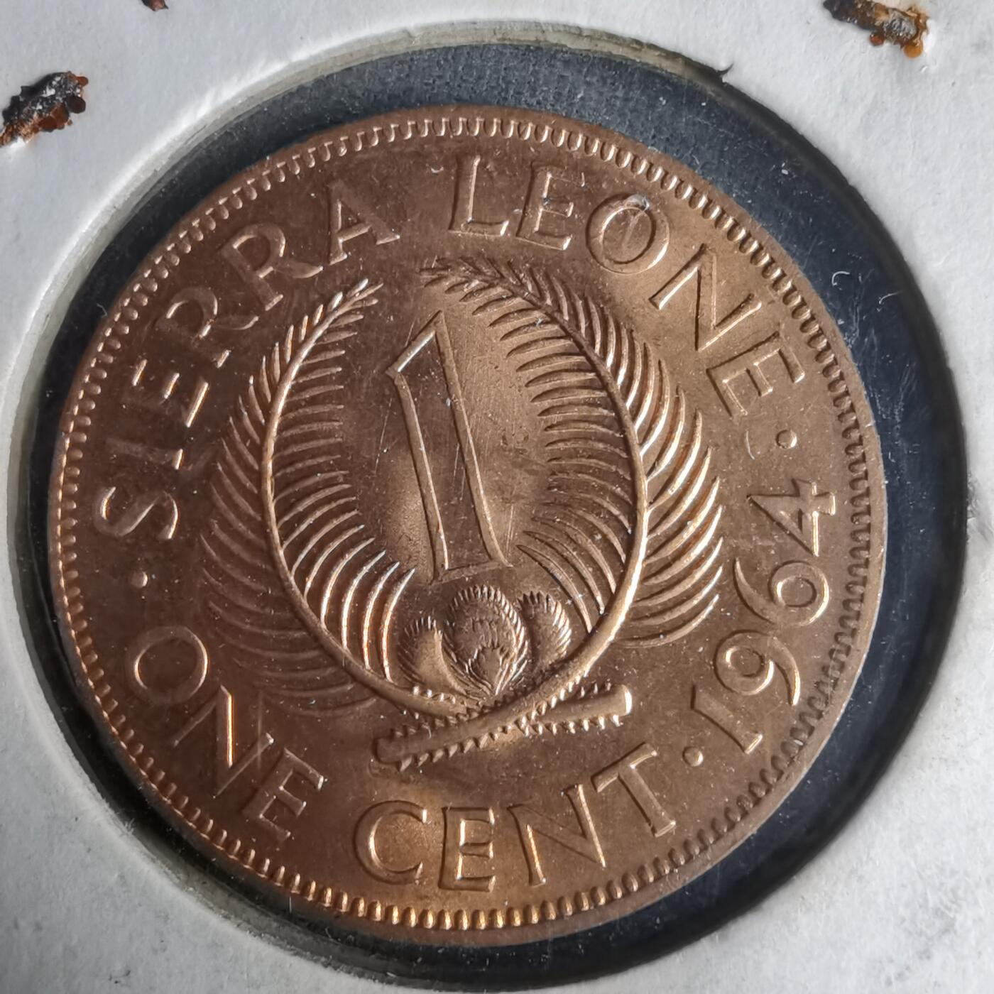 沼泽如烟--第987场 塞拉利昂1964年一分