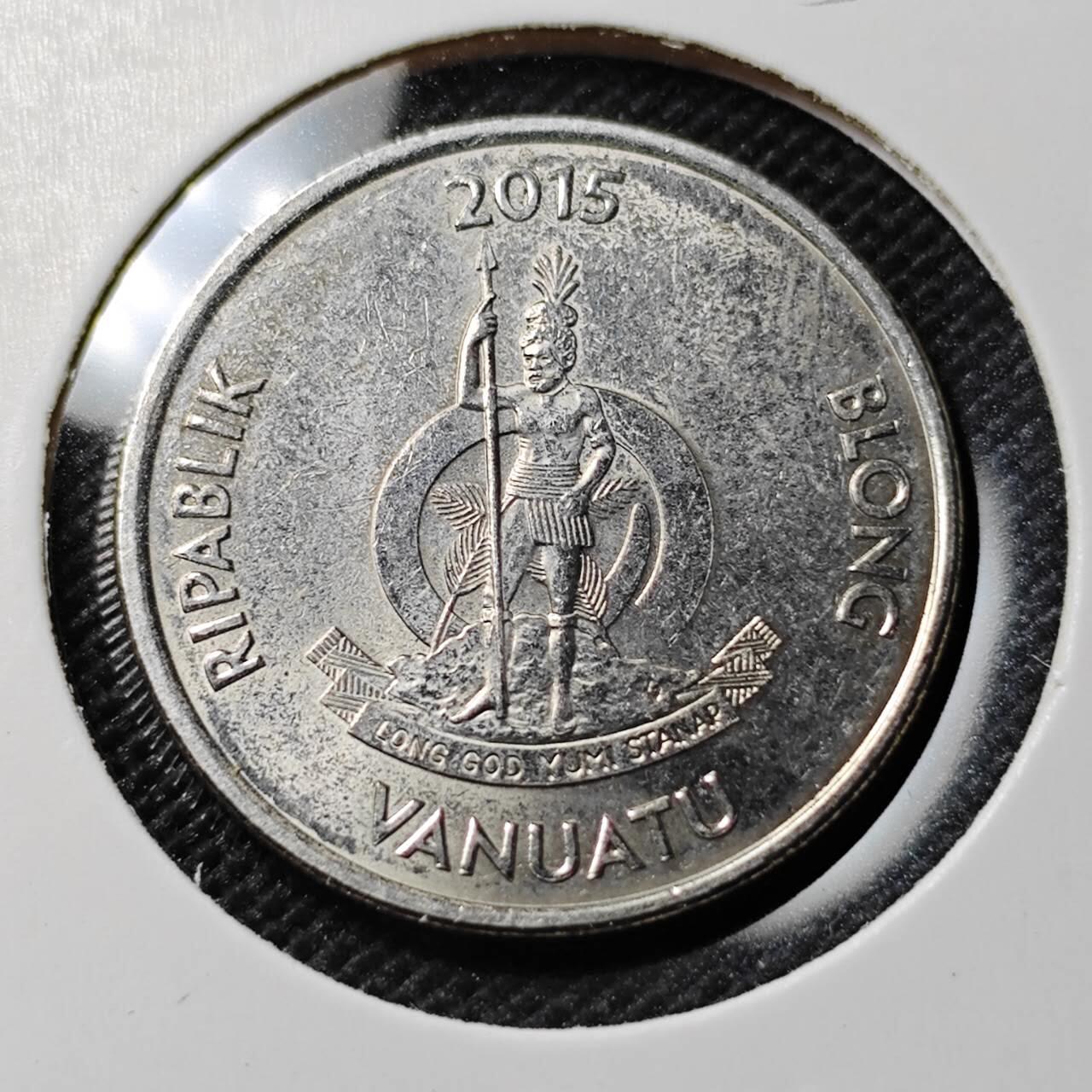 KK钱币收藏小铺  第393期  2月预留时间 周末发货  瓦努阿图20图瓦