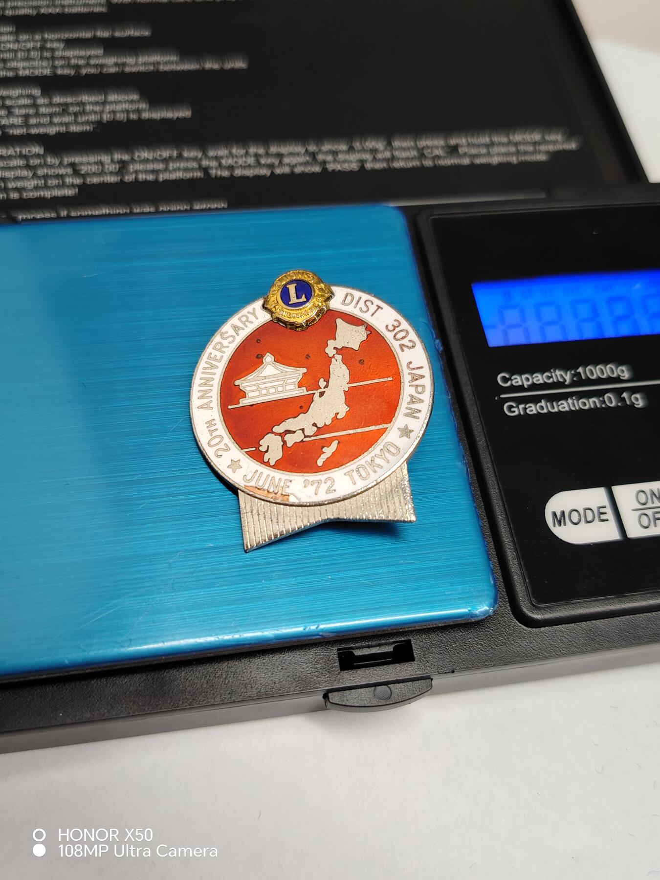 城南花开💐💐💐86场（节后发货） 纯银小徽章，重量如图