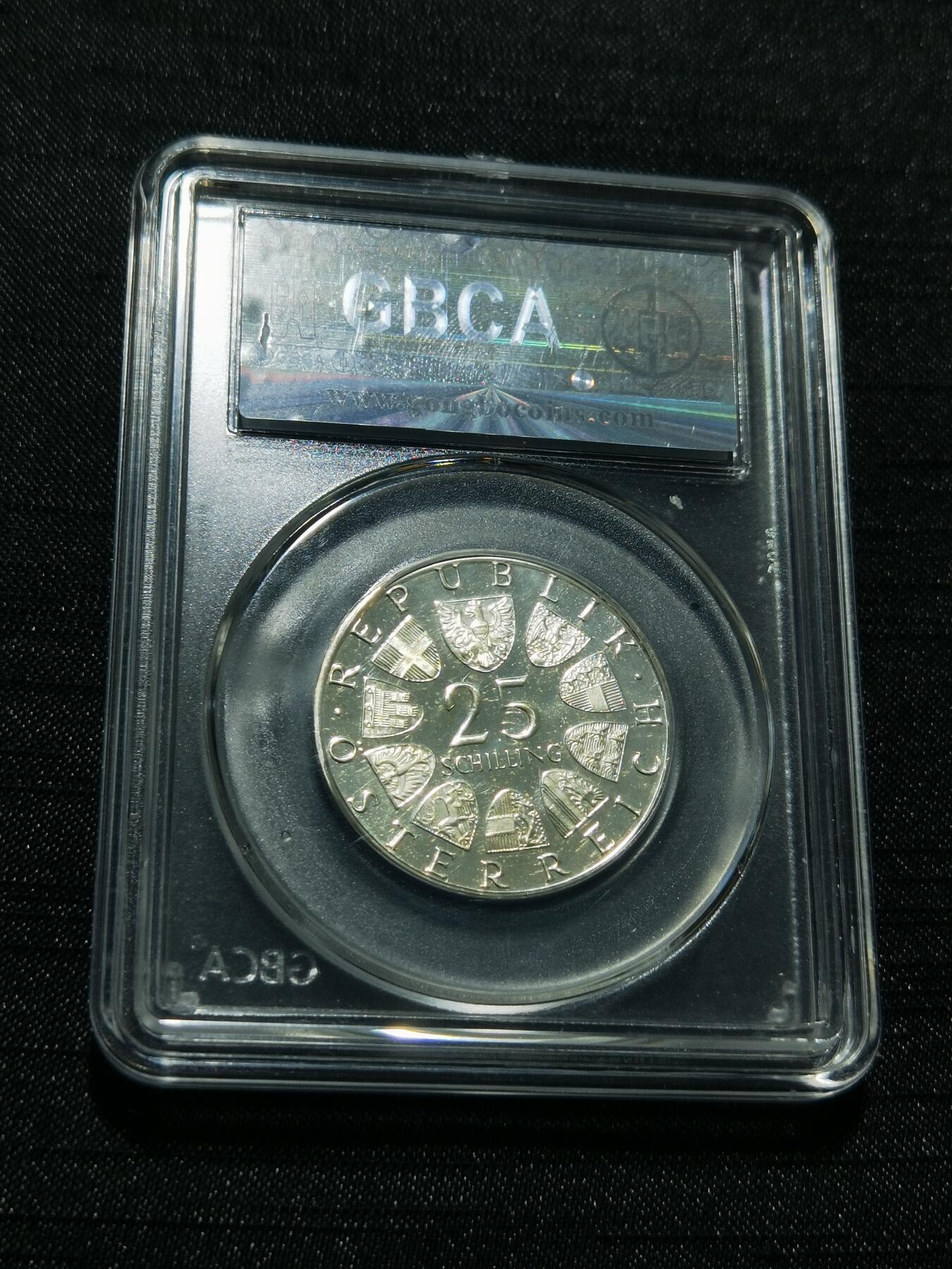 天下钱庄专场欢迎参拍 奥地利25先令银币