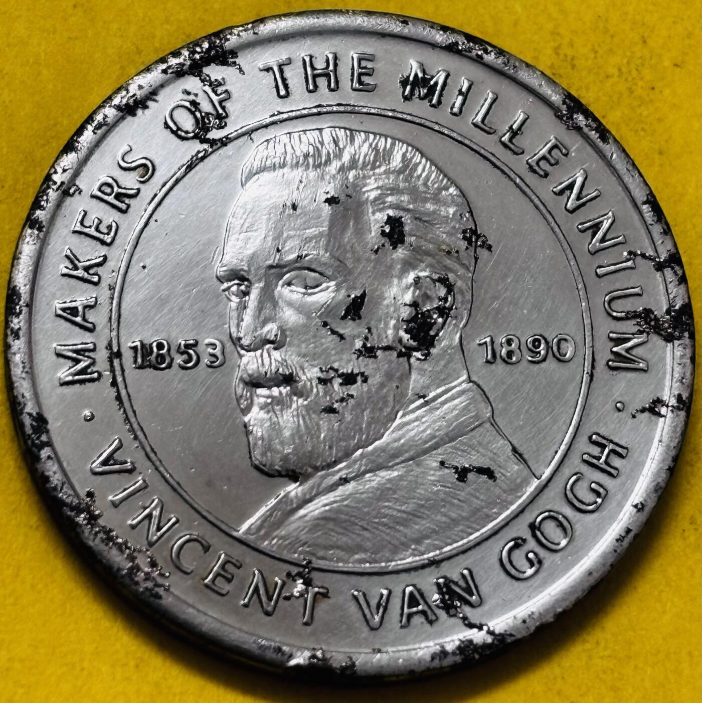 文馨钱币收藏第 293 场，春节前最后一期全部发出，将不予寄存，请悉知 千禧年人物纪念章