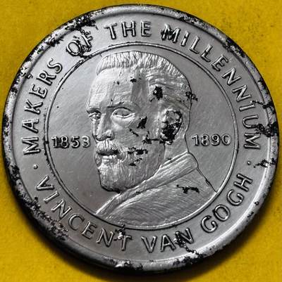 文馨钱币收藏第 293 场，春节前最后一期全部发出，将不予寄存，请悉知 - 千禧年人物纪念章