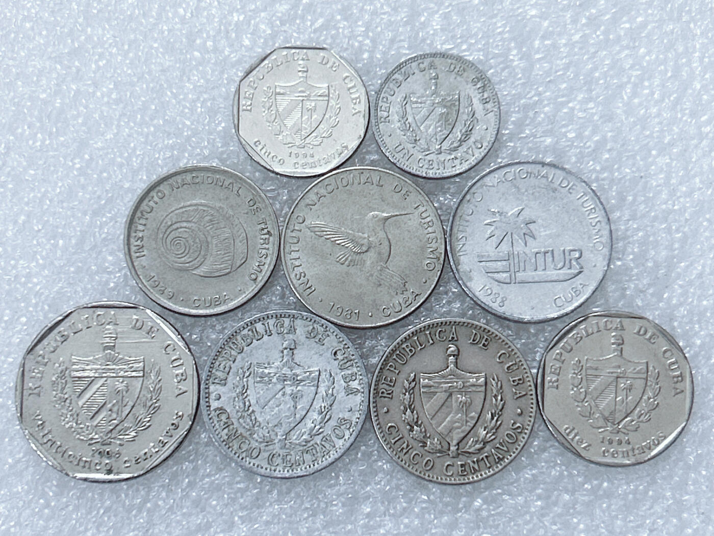 第一海外回流一元起拍收藏 散集专场  第301期 古巴硬币 9枚