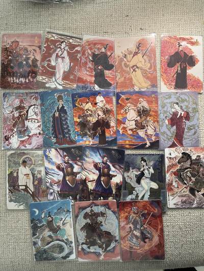 欢迎送拍、零成本上架，释放现金流，合理分配上拍卡品 - 【普卡】李云中 18张 百里卡牌&千古风流