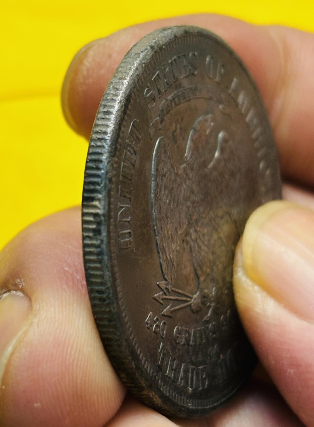 【金马踏春，泉马奔腾】2026 年新年贺岁场，（定于年初五接财神截拍）祝各位老板马到成功，马上有钱，愿岁岁平安喜乐顺遂 少见好品 1873 年美国拿花贸易银一元银元，老包浆老味道 900银