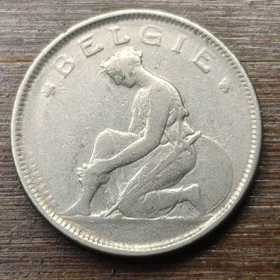 【铜匠收藏】★第147★散币专场 不寄存，30包邮。不满30元，支付5元运费。《接受代拍 代送NGC评级》 8【无寄存】比利时 1923年 2法郎 镍币