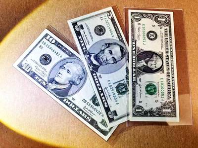 【Blue Auction】世界纸币精拍第783期——18级TOP拍卖/信誉/品质/专业/高效💫 - 【一组3张 含无47】美国 2003年1-10美金 品相如图