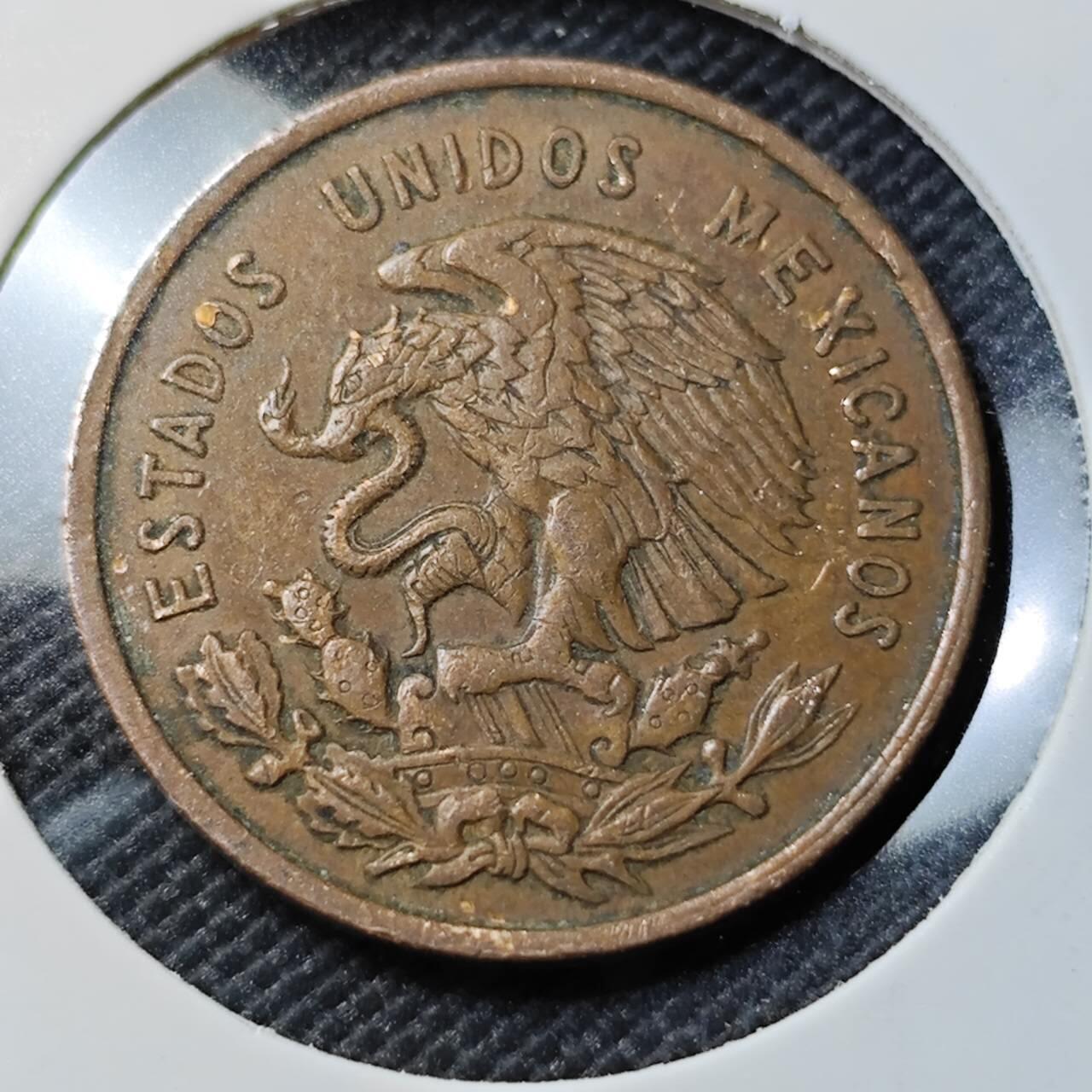 KK钱币收藏小铺  第393期  2月预留时间 周末发货  墨西哥10分铜币