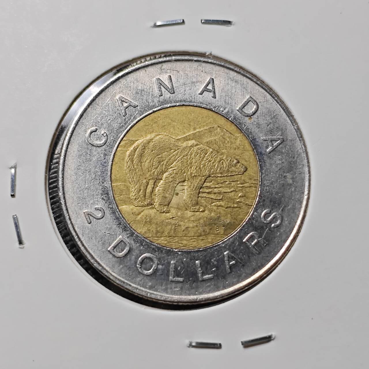 KK钱币收藏小铺  第393期  2月预留时间 周末发货  加拿大2元