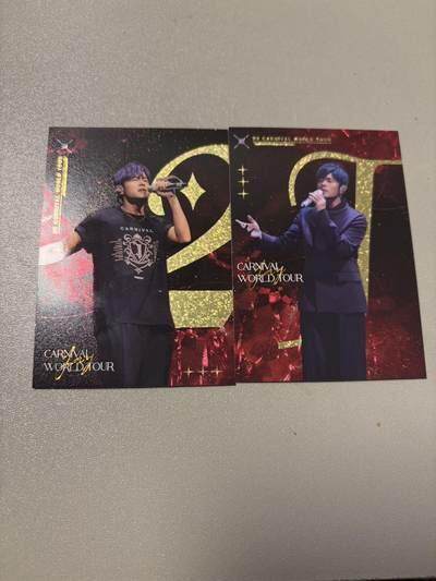 麦趣喜首场(2月7号周六晚上21点截拍，欢迎竞拍)  - 卡游 周杰伦 拼图卡 2张