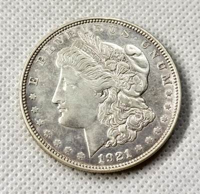 甄臻铺-世界币章拍卖（第49期）精品场拍品征集中，送拍享返佣金等优惠多多 - 1921美国摩根银币（含银90%）