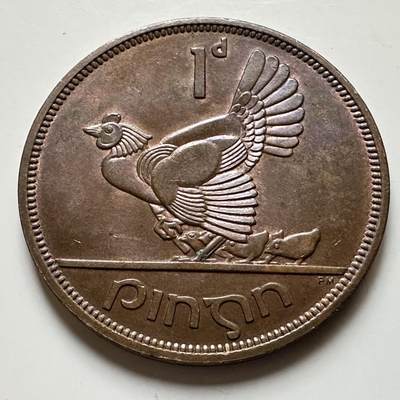 🌹外币初藏🌹🐯2026年第17场 快递将在12号停运 年前需发货的抓紧 ，年后正月十五恢复发货 - 爱尔兰1967年一便士