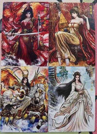 丫丫卡拍周中期快速结束（2月5日21：30截拍） - 【兑换特卡-精雕原画】张建东水浒第二弹特卡 四张一套