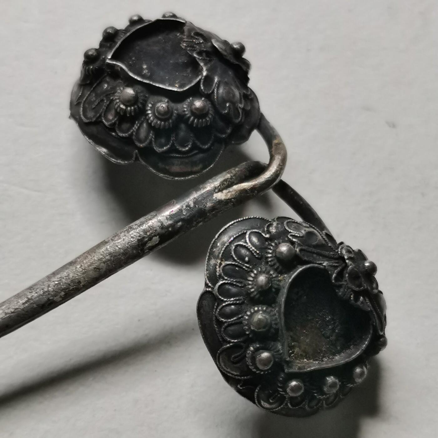 杂件专场99期 清代老银发簪