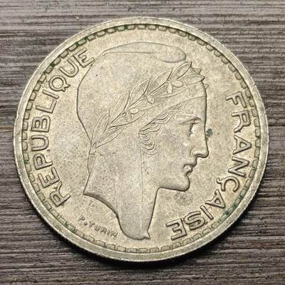 【铜匠收藏】★第147★散币专场 不寄存，30包邮。不满30元，支付5元运费。《接受代拍 代送NGC评级》 73【无寄存】法国 1949年 10法郎 玛丽安娜 铜镍币
