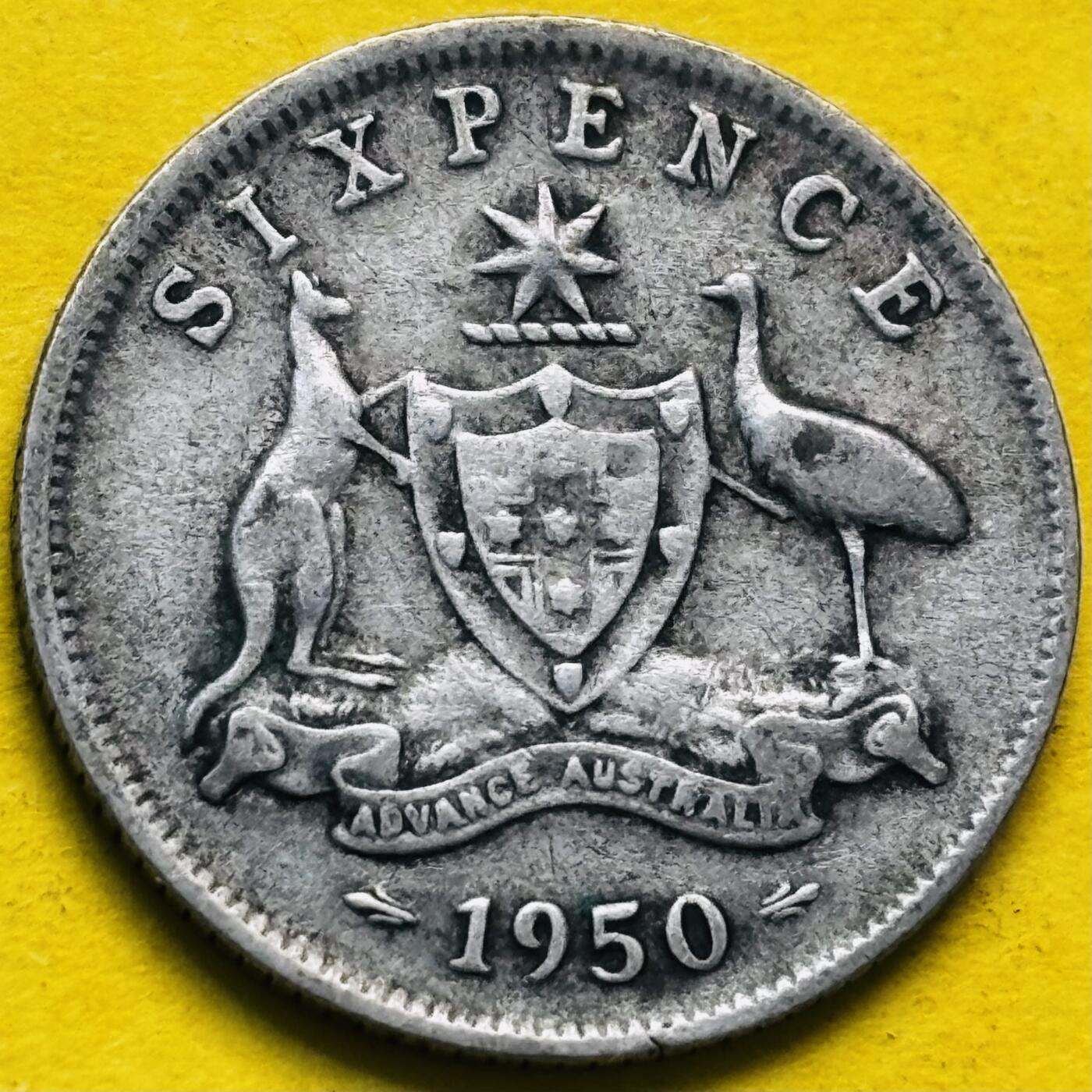 【金马踏春，泉马奔腾】2026 年新年贺岁场，（定于年初五接财神截拍）祝各位老板马到成功，马上有钱，愿岁岁平安喜乐顺遂 1950 年英属澳大利亚乔治六世 6 便士银币，2.8 克 500 银