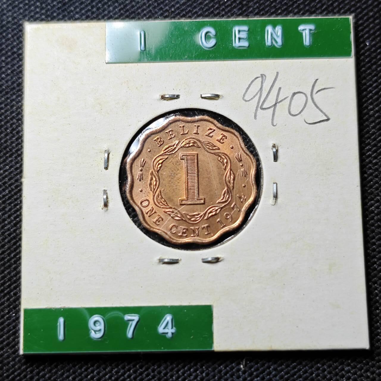 KK钱币收藏小铺  第394期  2月预留时间 周末发货 19741洪都拉斯1分铜币 好品