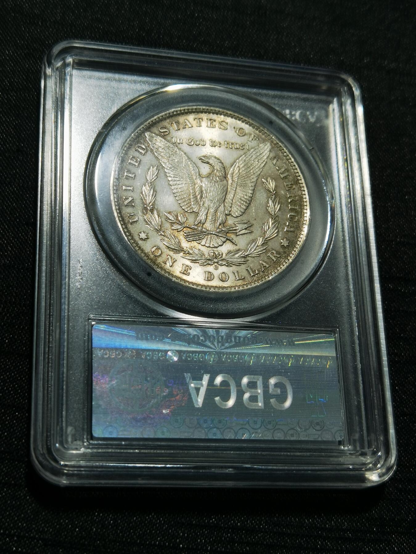 天下钱庄专场欢迎参拍 公博评级MS64 1884美国摩根一美元银币