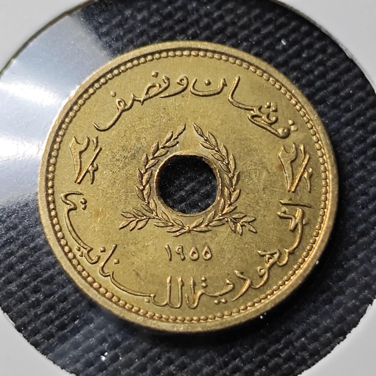 KK钱币收藏小铺  第393期  2月预留时间 周末发货  黎巴嫩2.5皮铜币