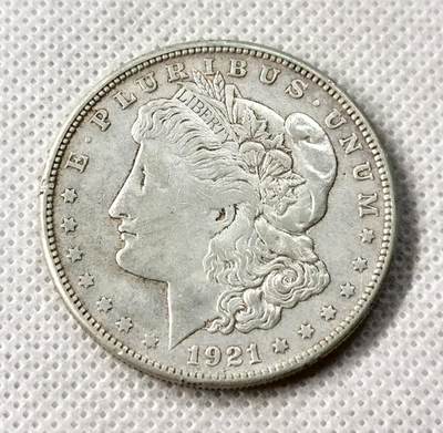 甄臻铺-世界币章拍卖（第49期）精品场拍品征集中，送拍享返佣金等优惠多多 - 1921美国摩根银币（含银90%）