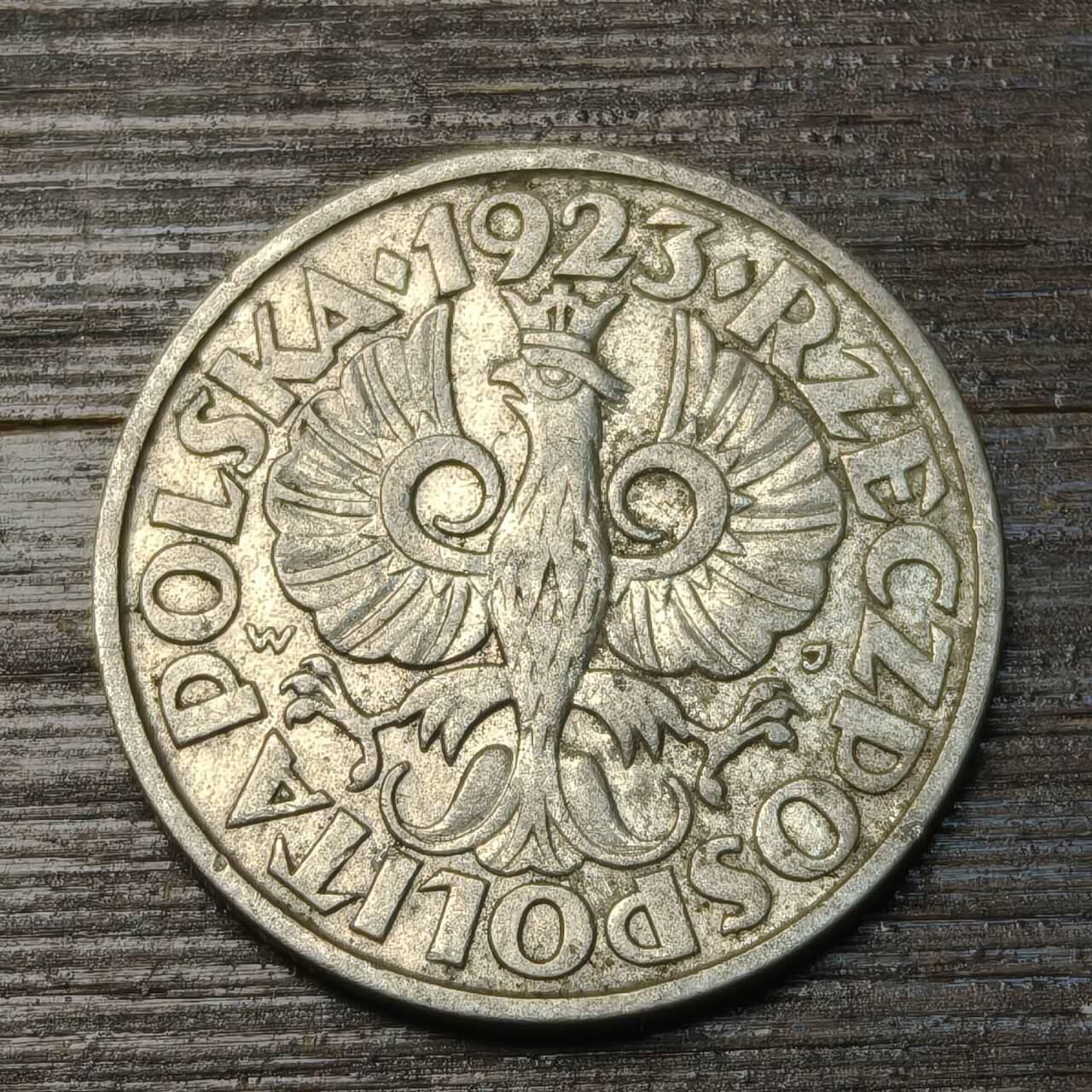 【铜匠收藏】★第146★散币专场 不寄存，30包邮。不满30元，支付5元运费。《接受代拍 代送NGC评级》 92【无寄存】1923年 德占波兰 20格罗申 镍币