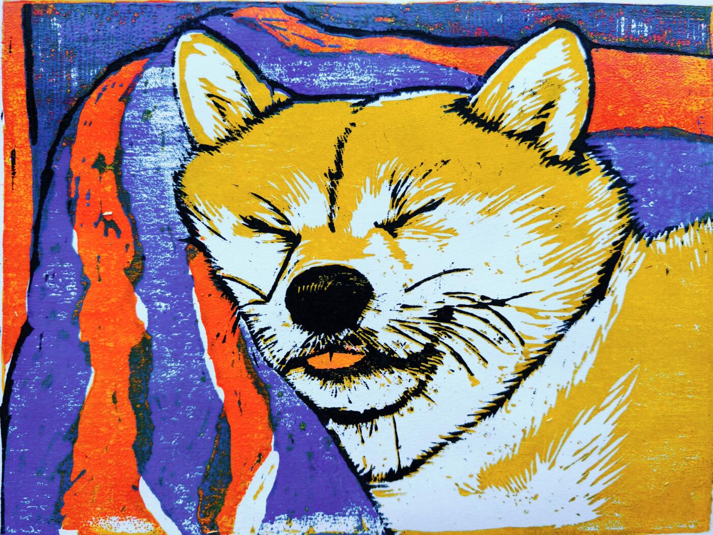 套色版画-萌宠专场