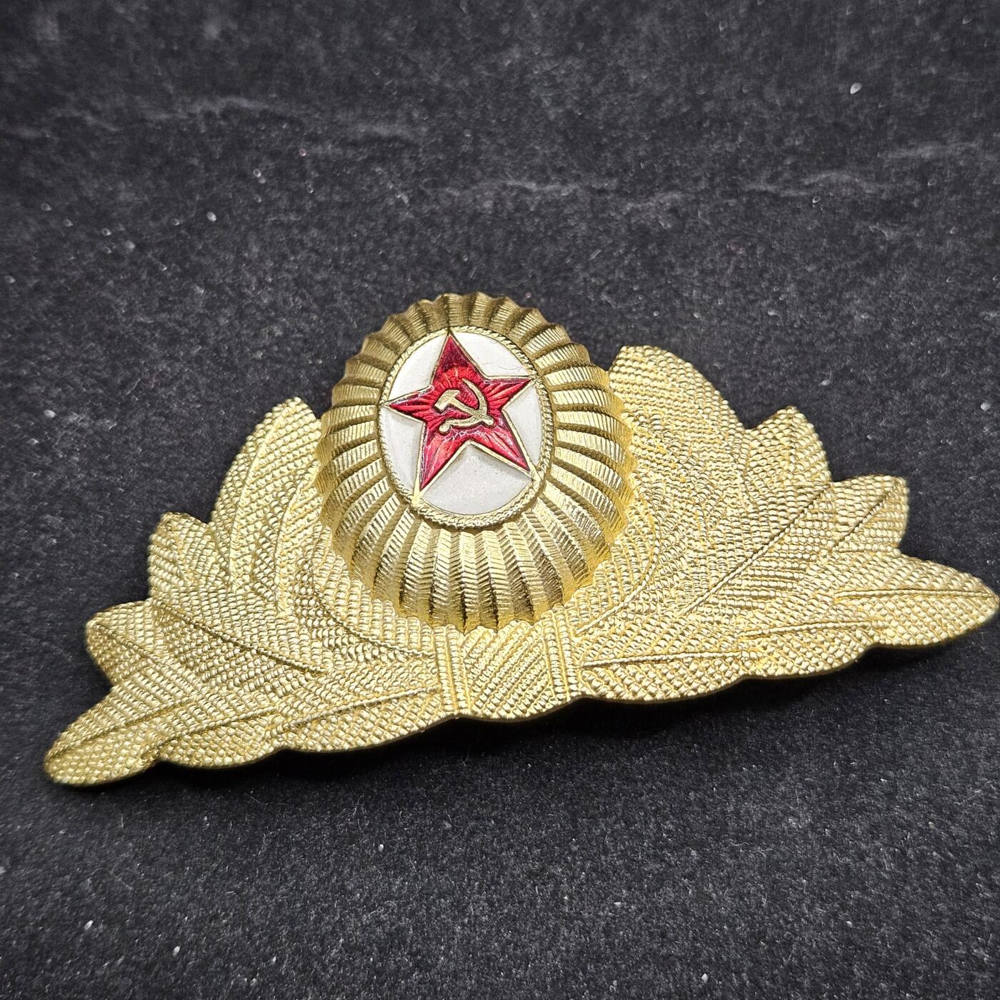 0元起拍勋章 第332期 咸鱼国勋章拍卖专场 2月8日（周日）下午6：00开始 苏联m69陆军礼服帽徽