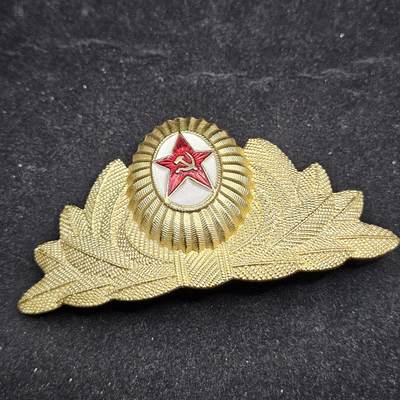 0元起拍勋章 第332期 咸鱼国勋章拍卖专场 2月8日（周日）下午6：00开始 - 苏联m69陆军礼服帽徽