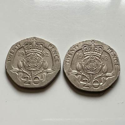 🌹外币初藏🌹🐯2026年第17场 快递将在12号停运 年前需发货的抓紧 ，年后正月十五恢复发货 - 青年版20便士2枚