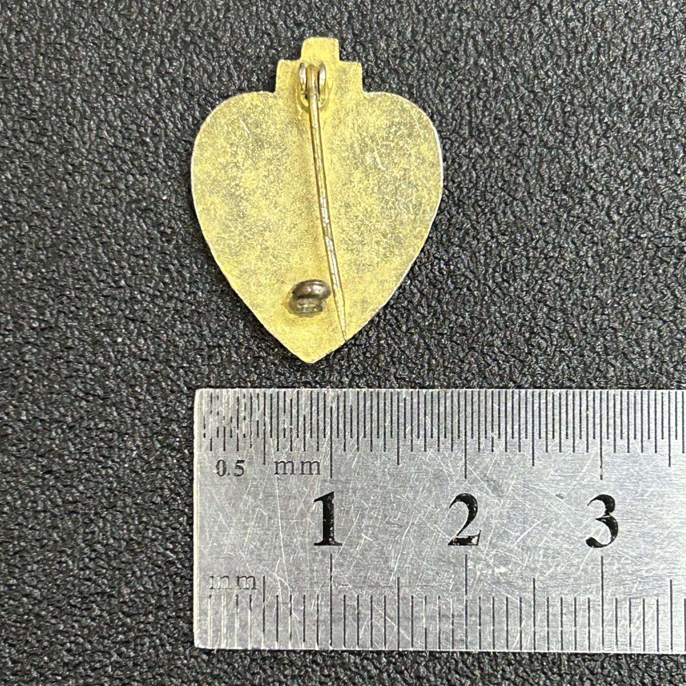 西秦中古拍卖第七十五期 泰国红十字会献血证章 早期铜珐琅版