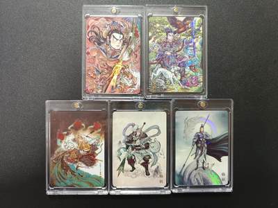 天玑星卡拍第169期《2.5周四截拍》持续收拍收评中 满赠卡需备注 - 万享Ｘ杨戬·天眼破元 杨戬 彩闪 五张 卡砖封装