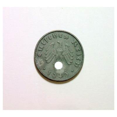 特年 德国第三帝国1943年E版10芬尼 爽品 - 特年 德国第三帝国1943年E版10芬尼 爽品