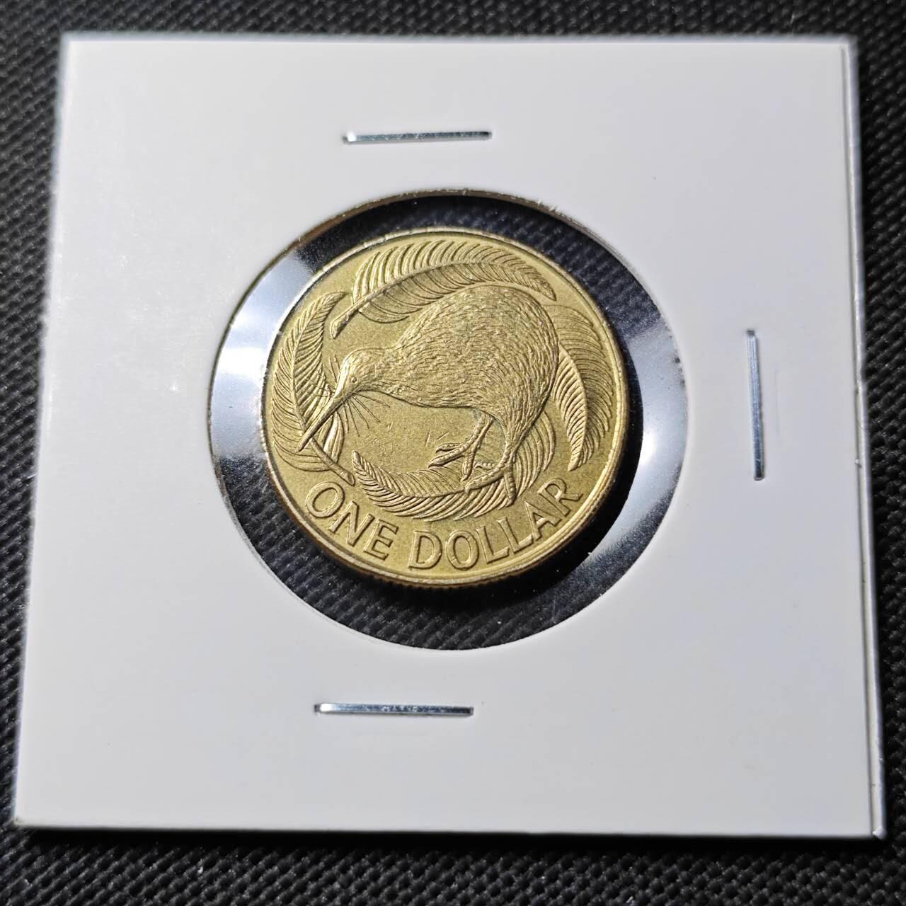 KK钱币收藏小铺  第393期  2月预留时间 周末发货  新西兰1元