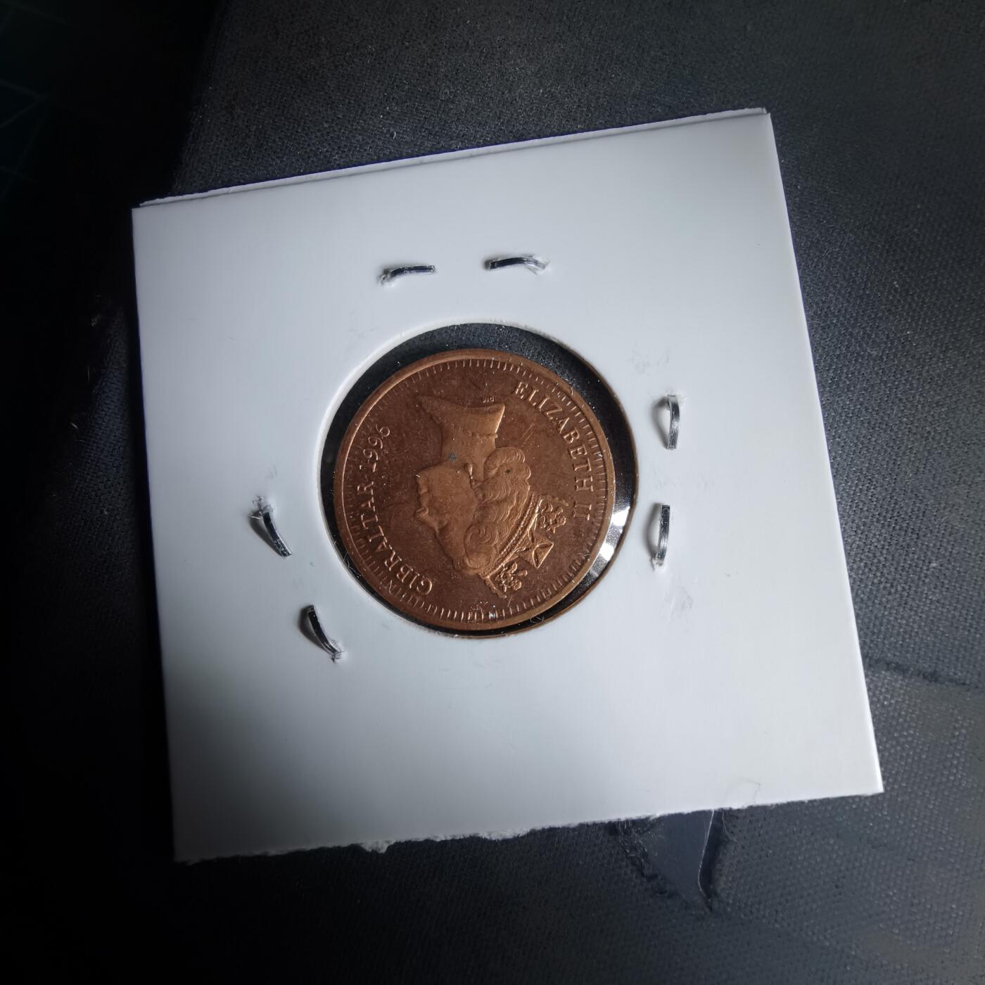 沼泽如烟--第987场 直布罗陀1996年1便士