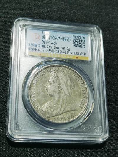 天下钱庄专场欢迎参拍 - 英国维多利亚披纱马剑银币