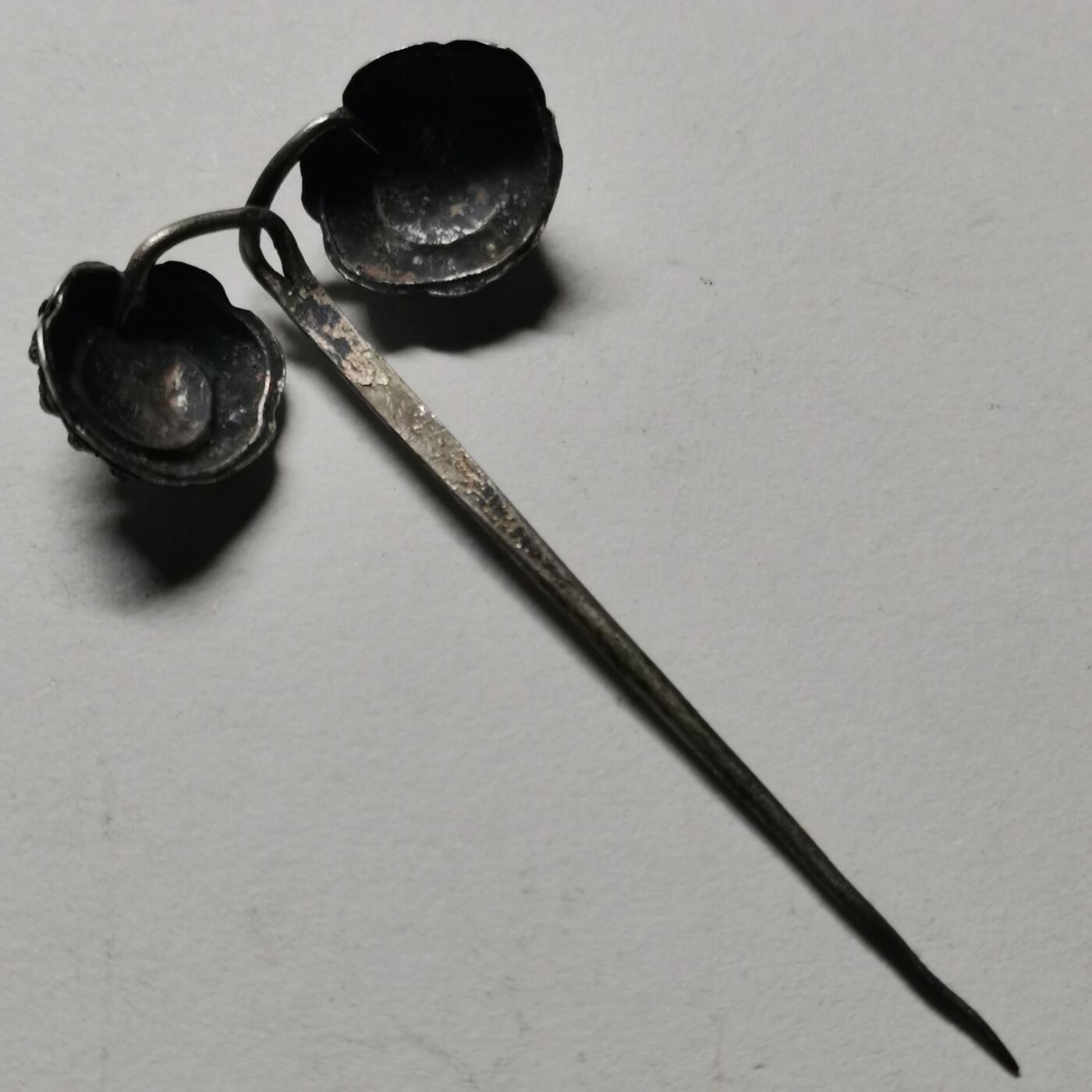 杂件专场99期 清代老银发簪