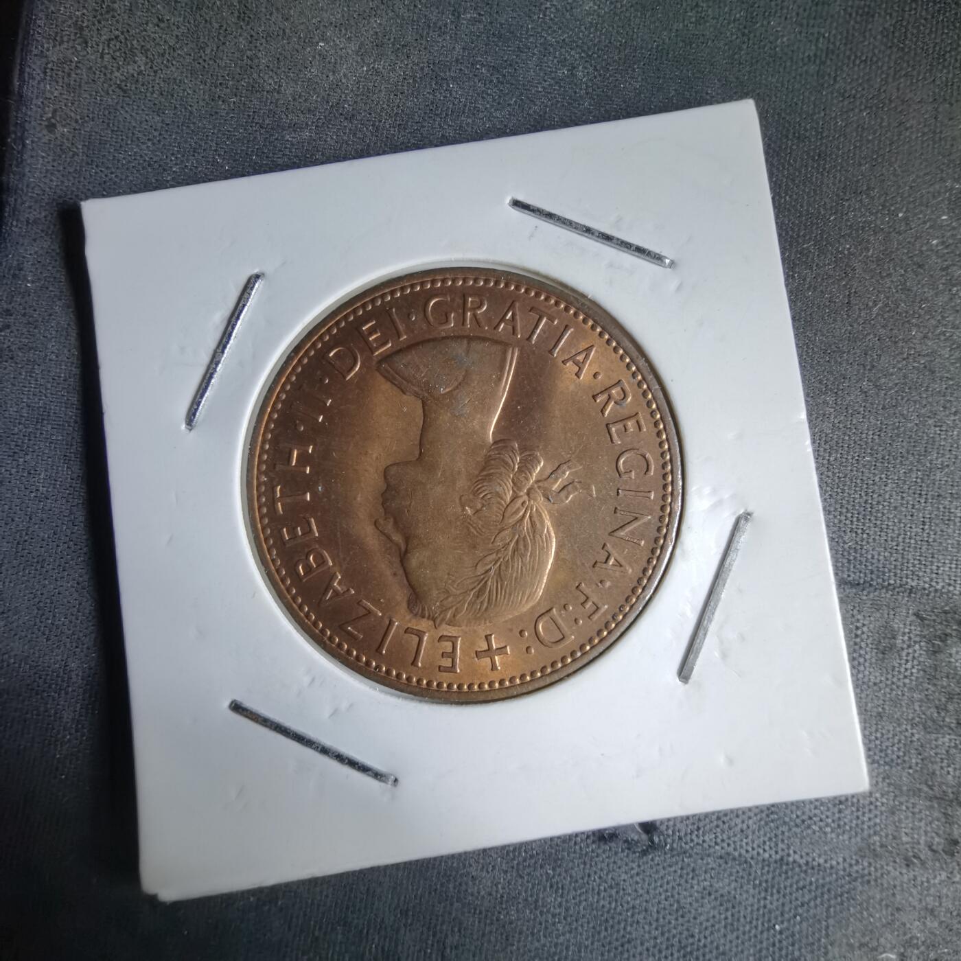 沼泽如烟--第987场 英国1967年1便士