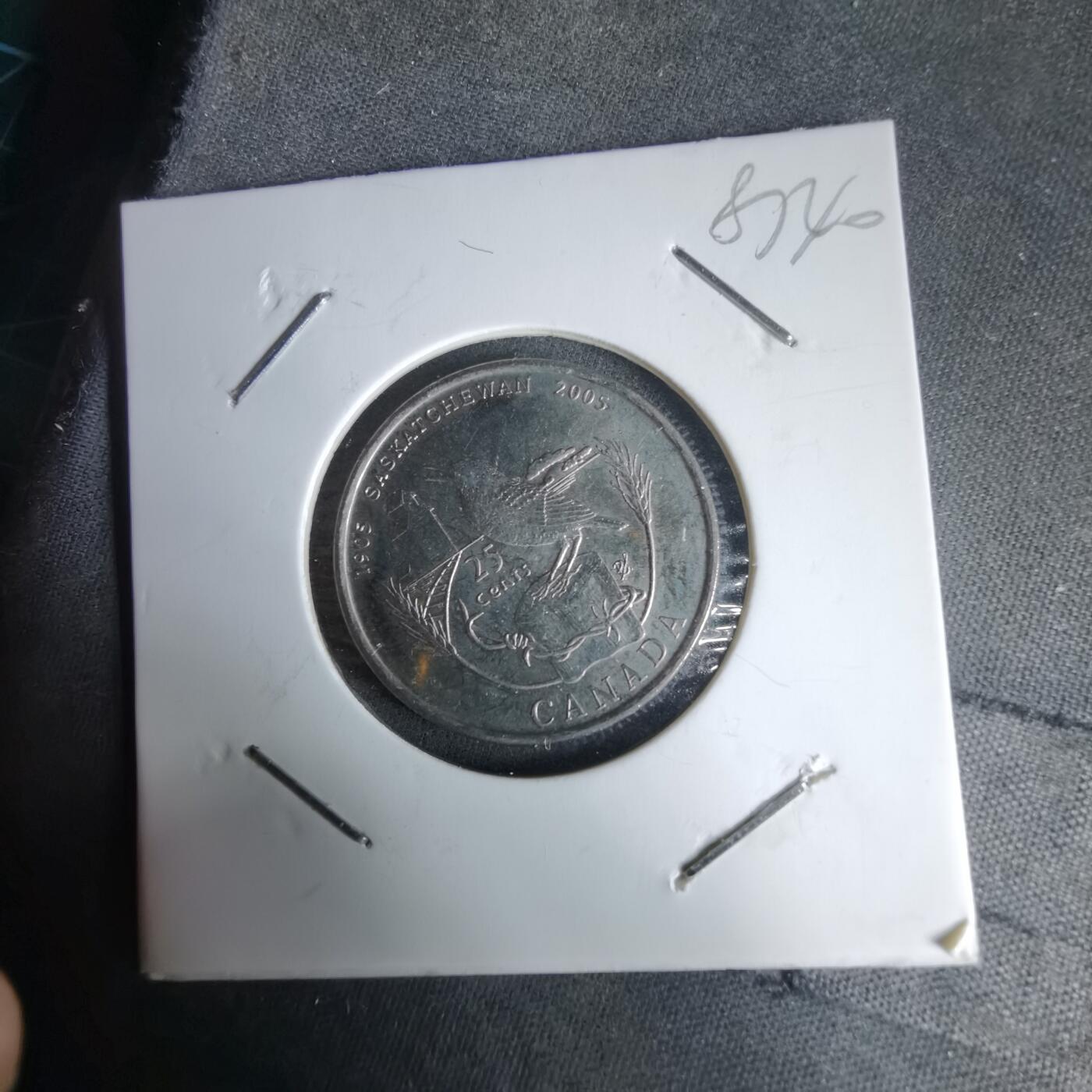 沼泽如烟--第987场 加拿大2005年25分纪念币