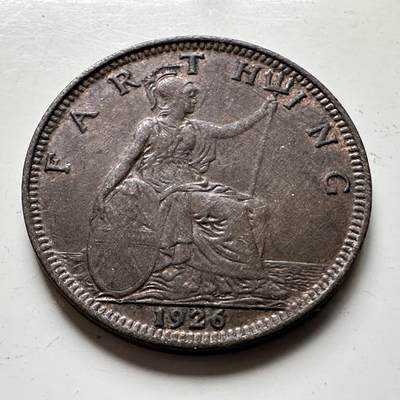 🌹外币初藏🌹🐯2026年第17场 快递将在12号停运 年前需发货的抓紧 ，年后正月十五恢复发货 - 英国1926年一法新 a