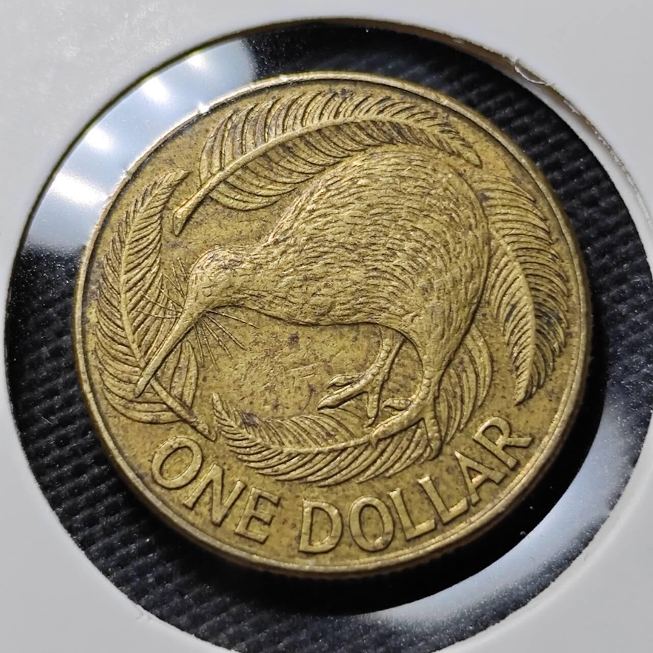 KK钱币收藏小铺  第393期  2月预留时间 周末发货  新西兰1元