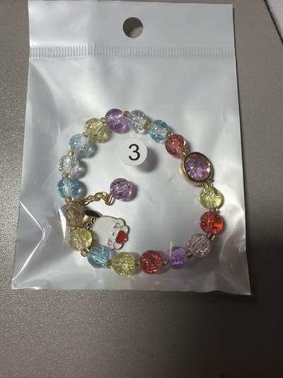 麦趣喜首场(2月7号周六晚上21点截拍，欢迎竞拍)  水晶手串 七彩