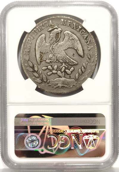 博洋堂世界钱币拍卖第162期（全场包邮） NGC XF 墨西哥1873年HO PR版花边鹰洋，少见七级鹰，铸造量仅为35.1万枚