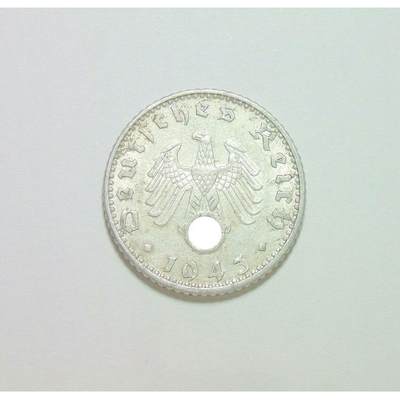 德国第三帝国1943年A版50芬尼 带原光 - 德国第三帝国1943年A版50芬尼 带原光