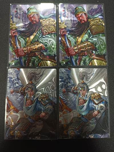 天玑星卡拍第169期《2.5周四截拍》持续收拍收评中 满赠卡需备注 - 琅琊卡藏 五虎上将 画的N次方 关羽 赵云 镭光 四张