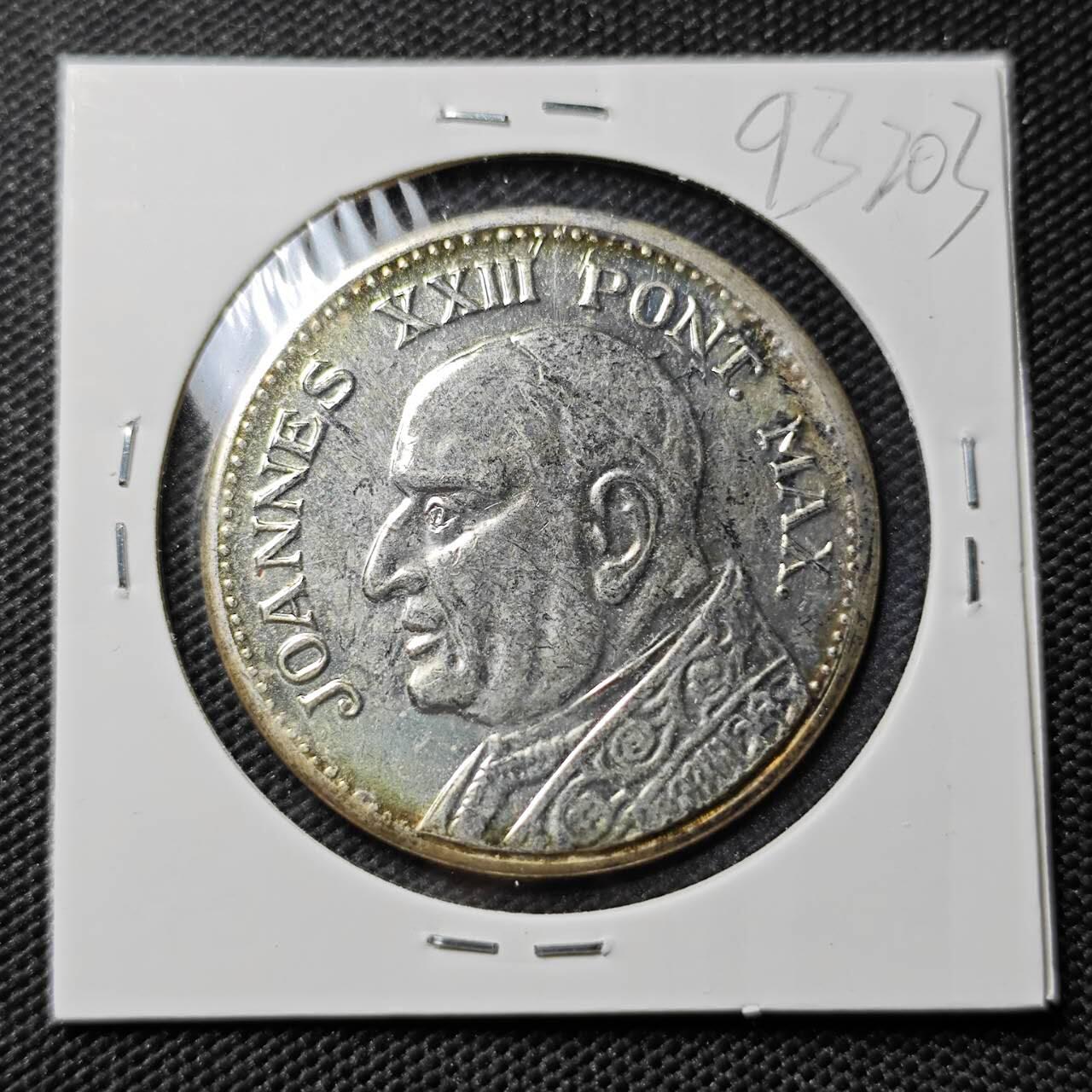 KK钱币收藏小铺  第393期  2月预留时间 周末发货  梵蒂冈镀银章