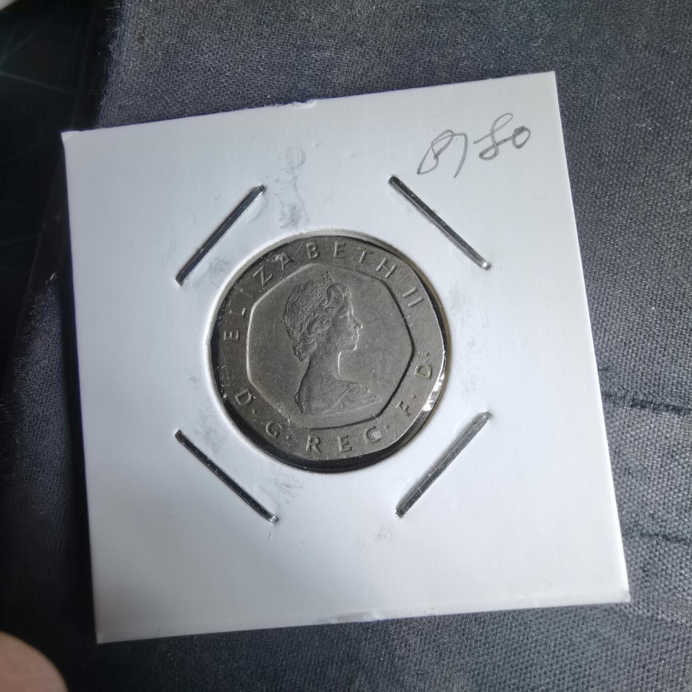 沼泽如烟--第987场 英国1982年20便士