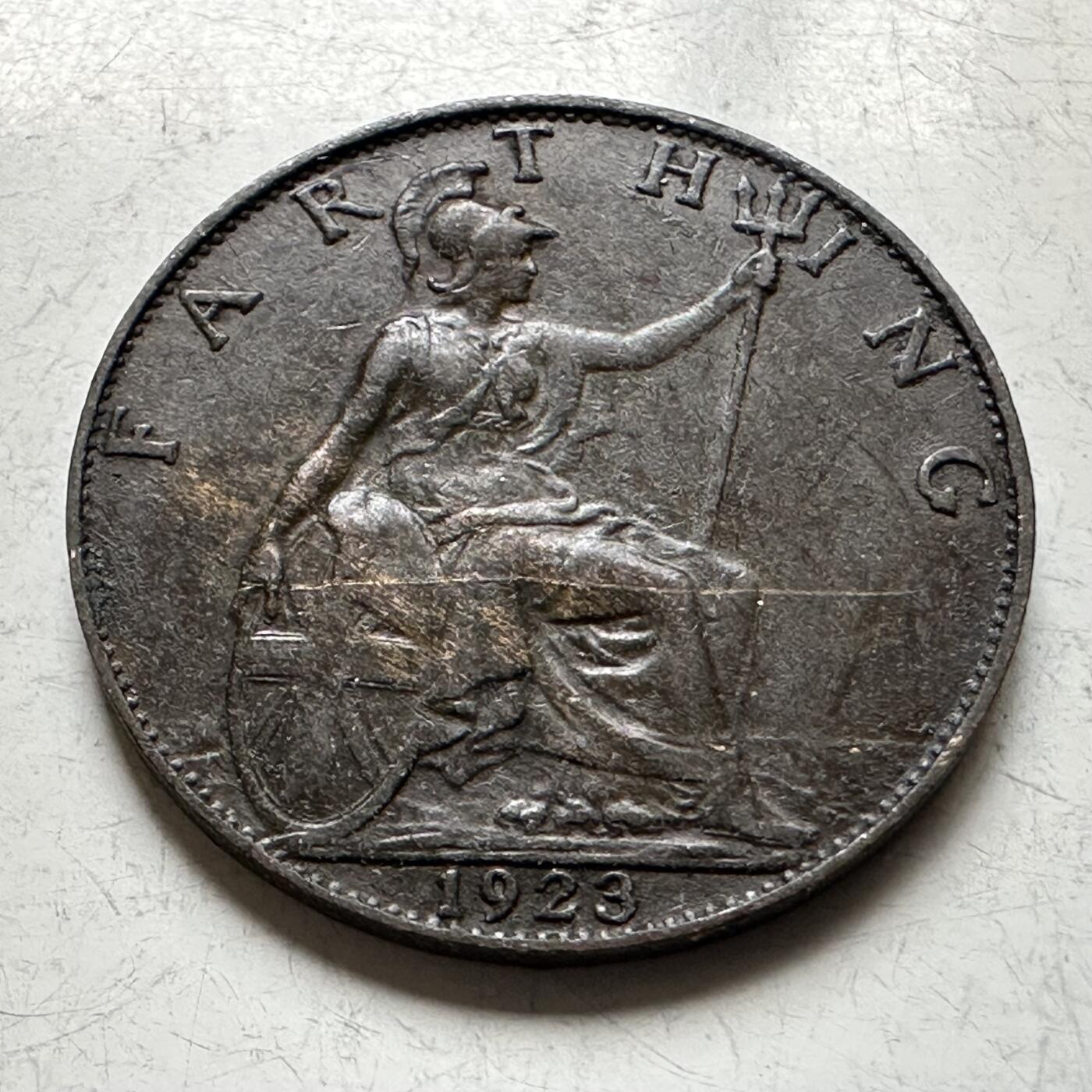 🌹外币初藏🌹🐯2026年第17场 快递将在12号停运 年前需发货的抓紧 ，年后正月十五恢复发货 英国1923年一法新